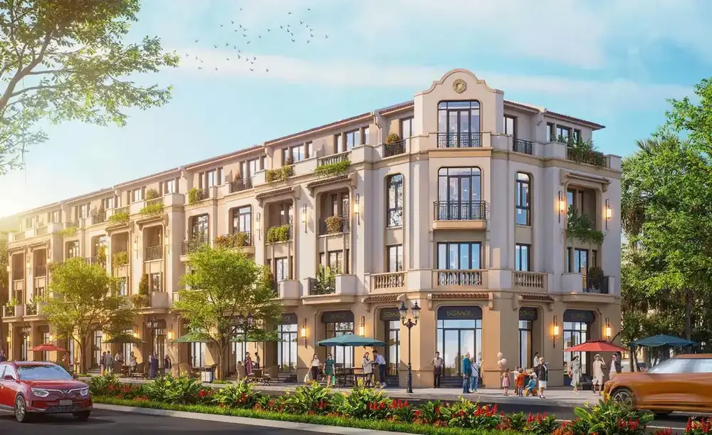 Mẫu nhà phố thương mại Vinhomes Green Paradise Cần Giờ