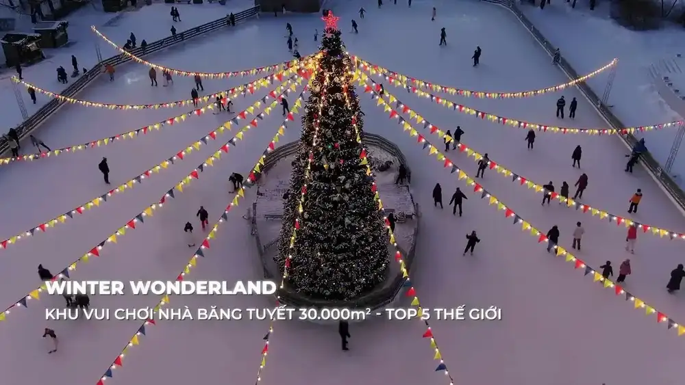 Winter Wonderland - khu vui chơi nhà băng tuyết Vinhomes Green Paradise Cần Giờ
